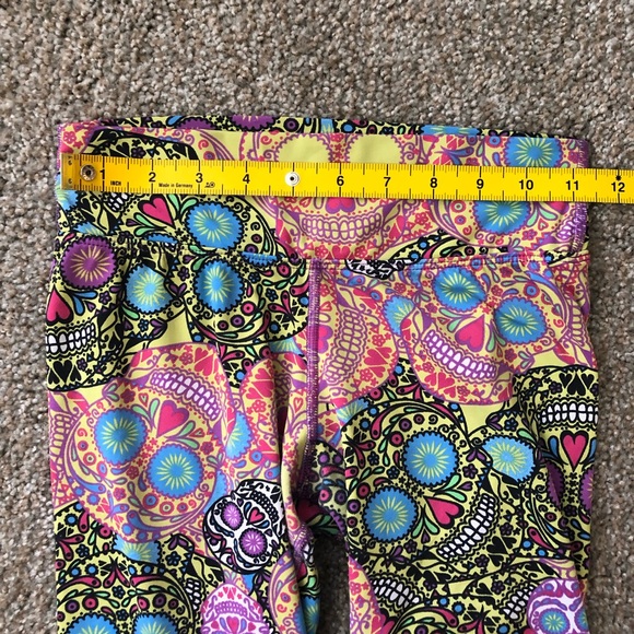 DonaJo Esqueleto Sugar Skull Leggings Size 1 (S/M) - Picture 5 of 12